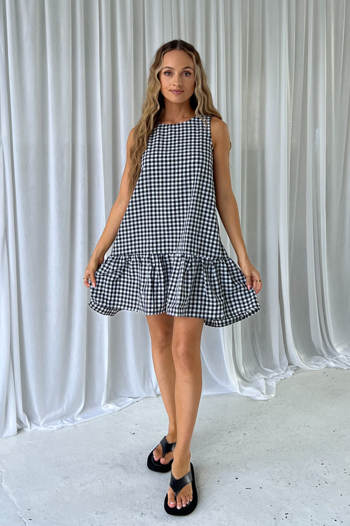 Mina Gingham Dress Amorini 4069