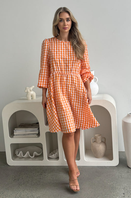 May Gingham Dress